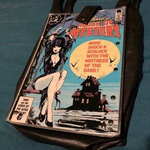 Elvira Comic Book Recycled Attic Dwellers Purse